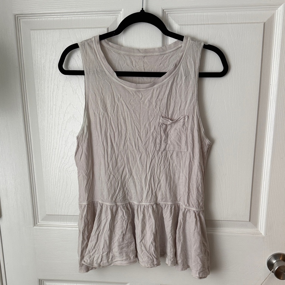 American Eagle Outfitters Pale Neutral Tank Top